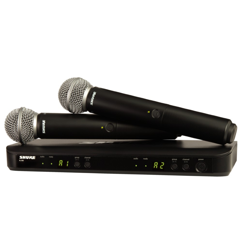 Shure BLX288 / SM58 Wireless Dual Vocal Wireless Microphone System