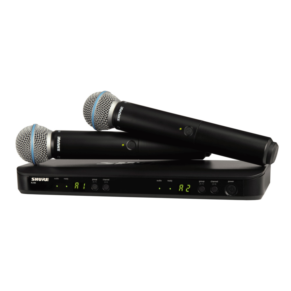 Shure BLX288 / B58 Wireless Dual Vocal Wireless Microphone System