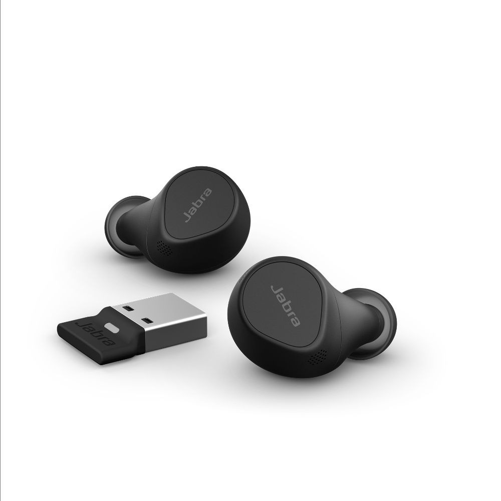 Jabra Evolve2 Buds UC, ANC, Wireless Bluetooth Earbuds, With Wireless Charging Pad, USB-A