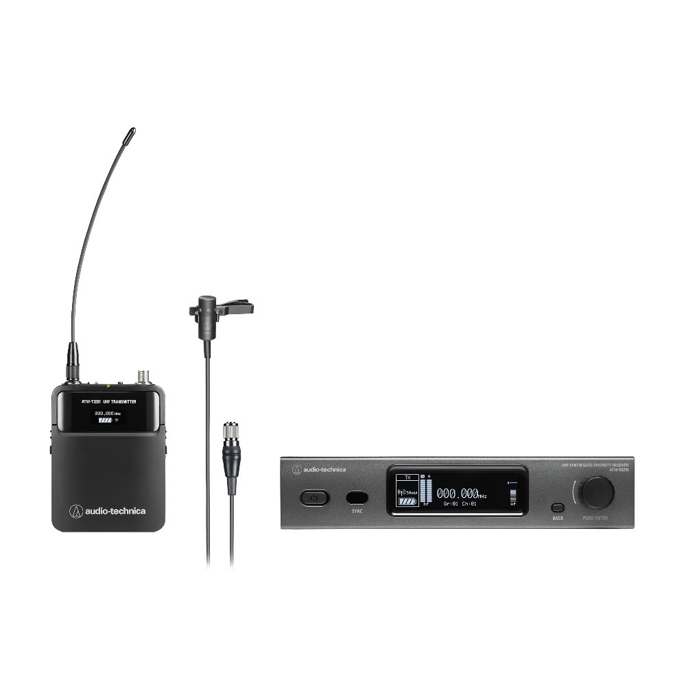 Audio-Technica ATW-3211/831 3000 Series Wireless Lavalier Microphone System