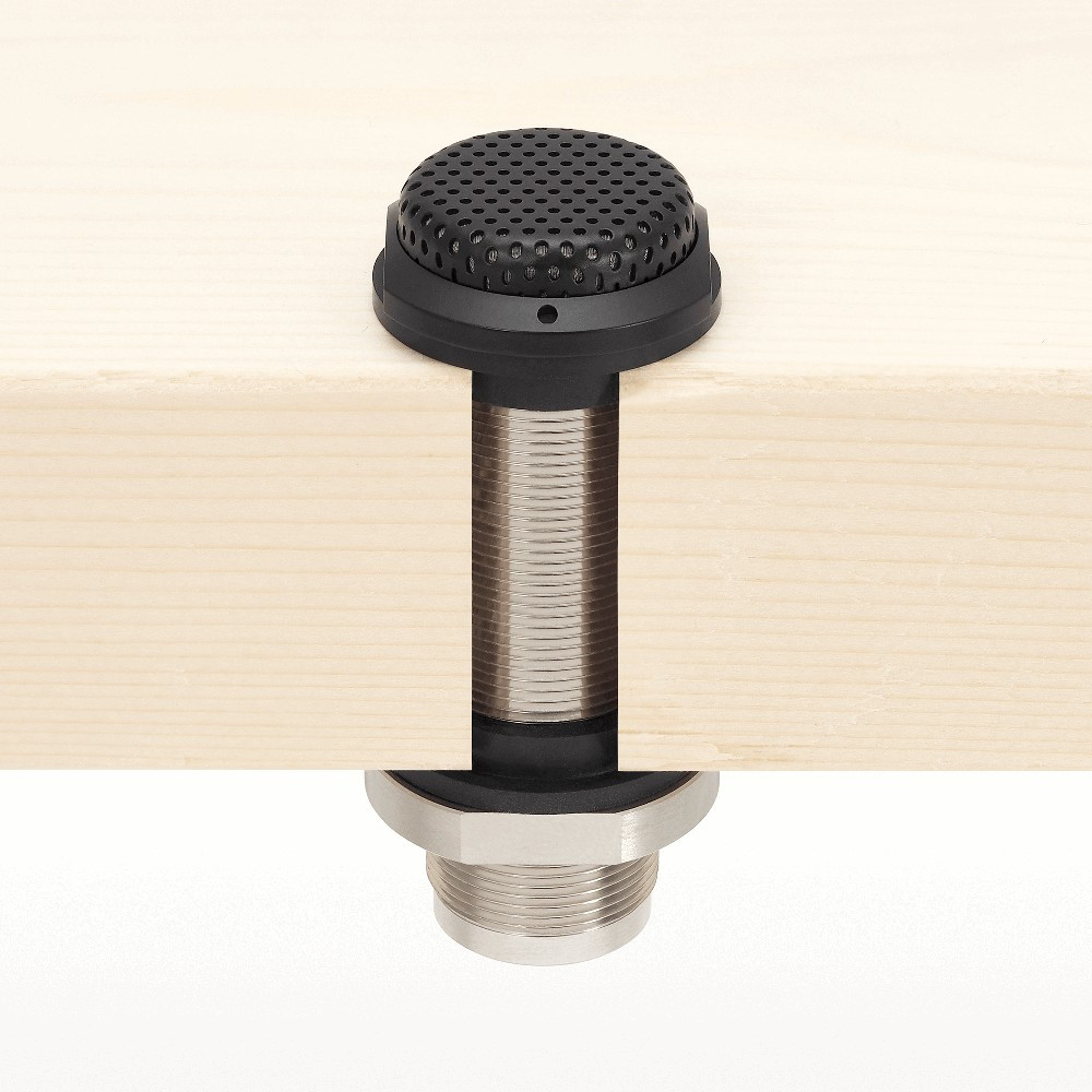 Audio-Technica ES947C/XLR Water-resistant Cardioid Condenser Boundary Microphone with XLR Output (Black)