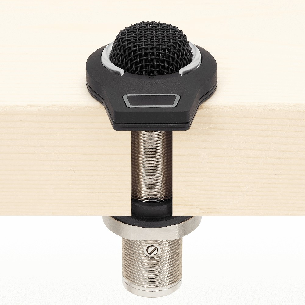 Audio-Technica ES947C/FM3 Cardioid Condenser Boundary Microphone with 3-Pin XLR Output and Local Muting