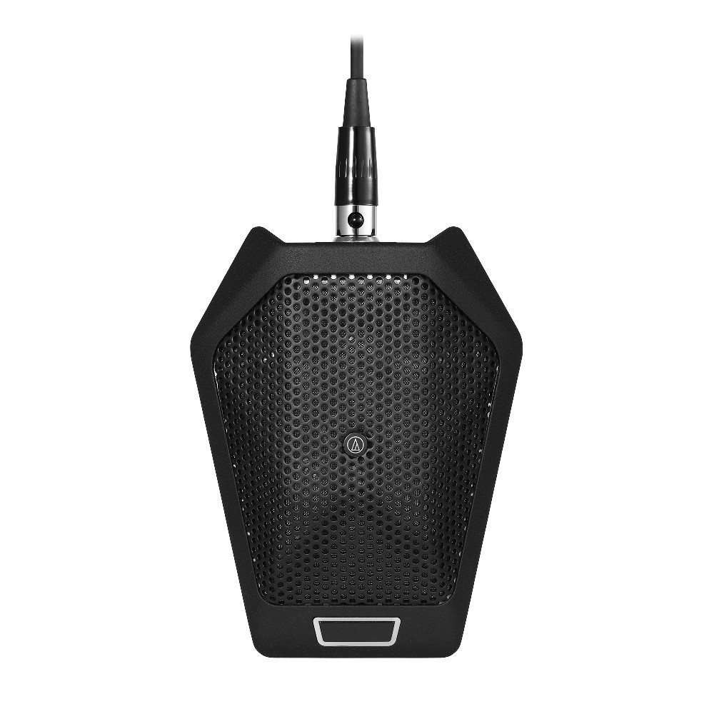 Audio-Technica U891RCB Cardioid Boundary Microphone with LED and Local/Remote Switching (Black)