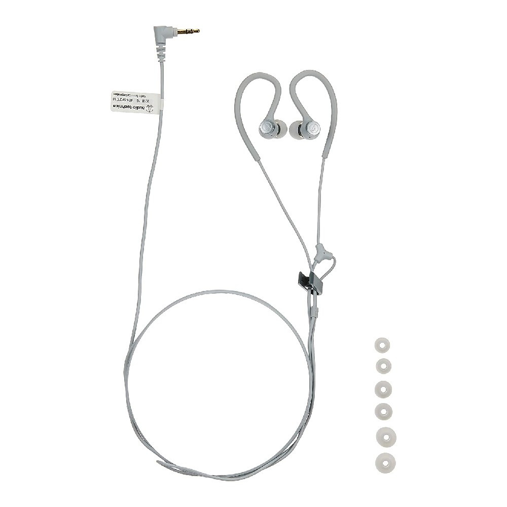 Audio-Technica ATH-SPORT10 In-Ear Earphones (Gray)