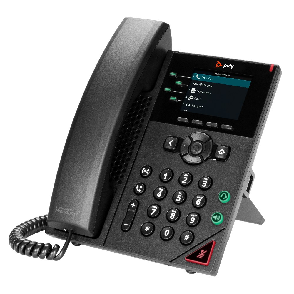 Poly VVX 250 OBi Edition 4-Line Desktop Business IP Phone With HD Voice