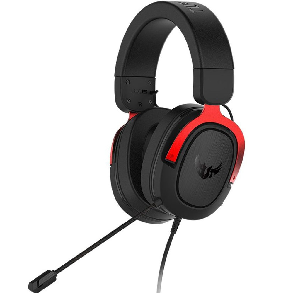 ASUS TUF Gaming H3 7.1 Surround Sound Wired Gaming Headset (Red)