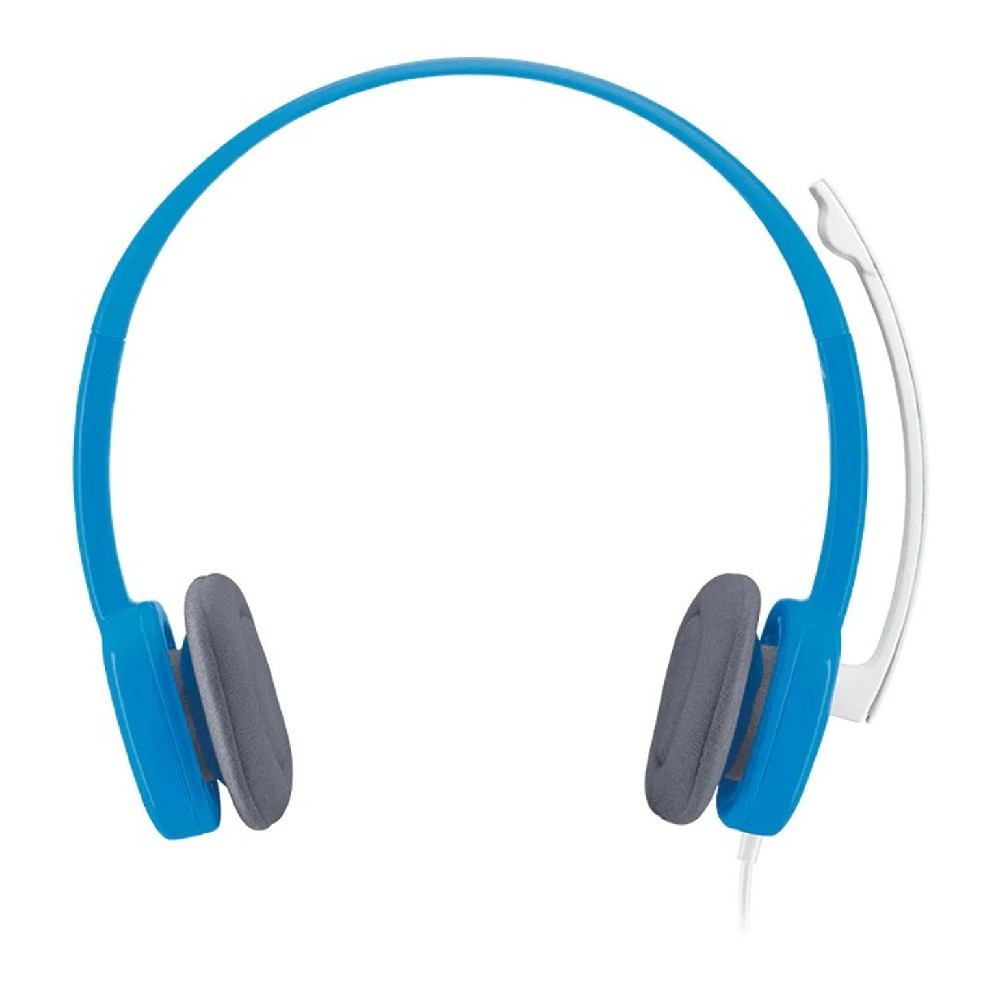 Logitech H150 Stereo Wired Headset, 3.5mm (Sky Blue)