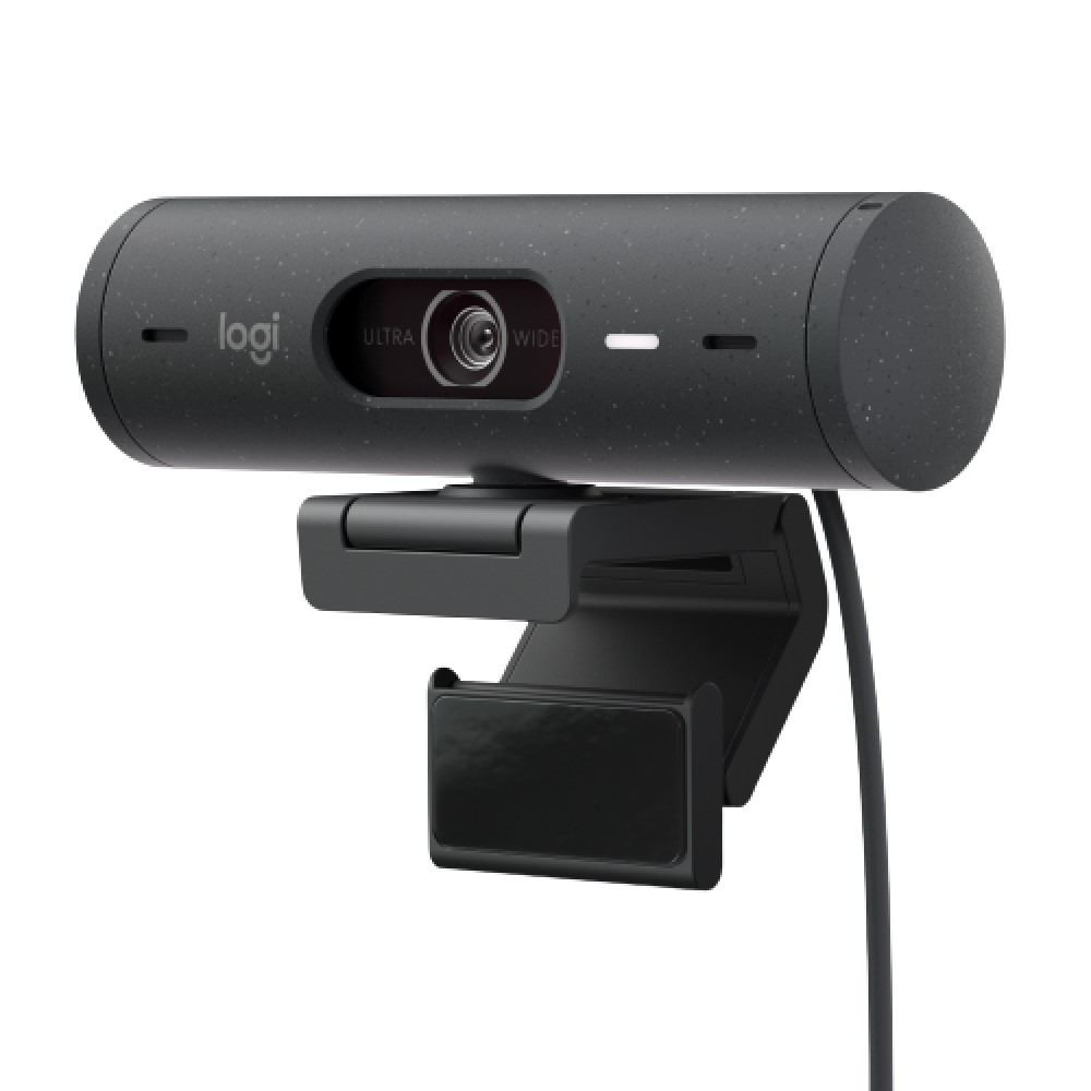 Logitech Brio 500 Full HD 1080p Webcam, USB-C (Graphite)