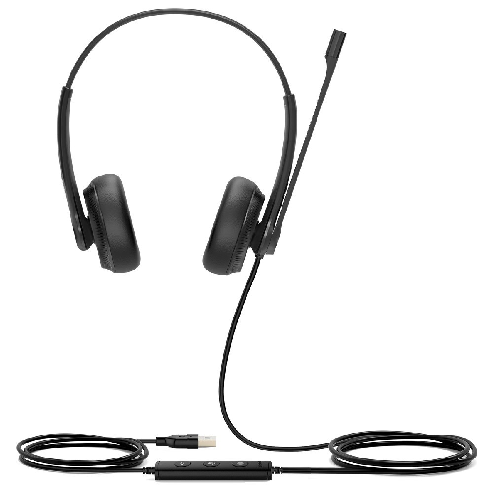 Yealink UH34 Dual UC, Wired USB Headset, USB-A