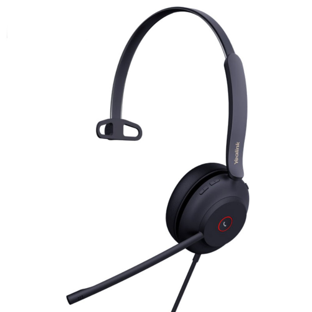 Yealink UH37 Mono MS Teams, Wired USB Headset, USB-A