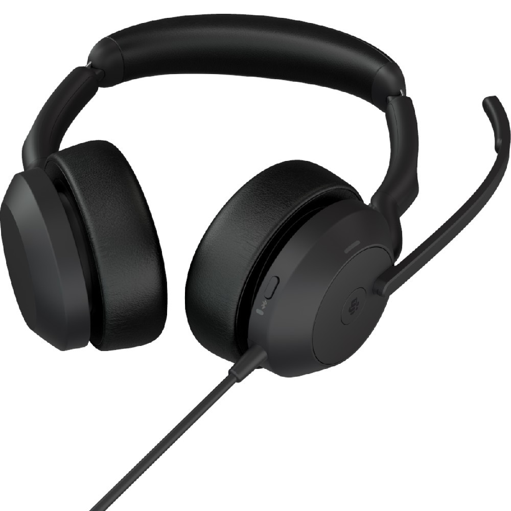 Jabra Evolve2 50 UC Stereo ANC, Wired USB Headset, USB-A