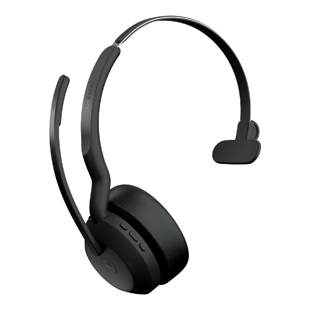 Jabra Evolve2 55 MS Mono ANC, Wireless Bluetooth Headset, USB-A