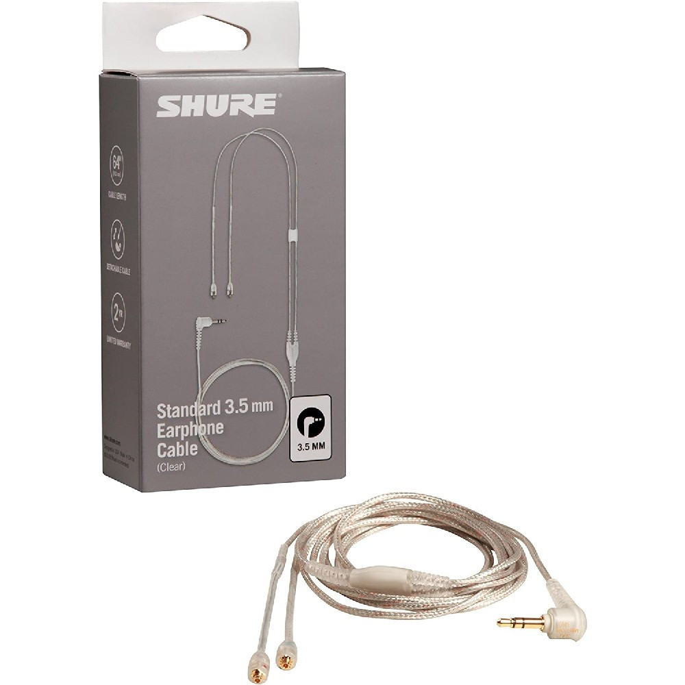 Shure EAC64 Earphones Replacement Cable (Clear)