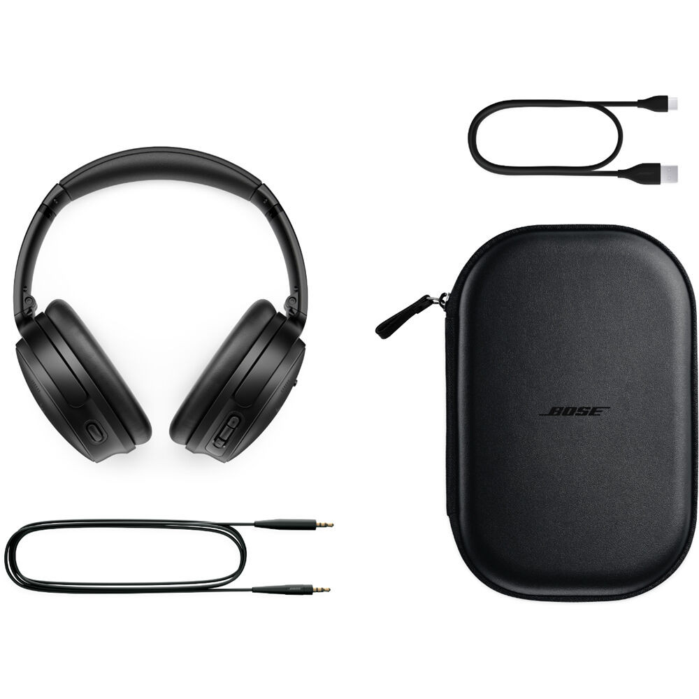 Bose QC45 / QuietComfort 45 ANC Wireless Over-Ear Headphones (Black)