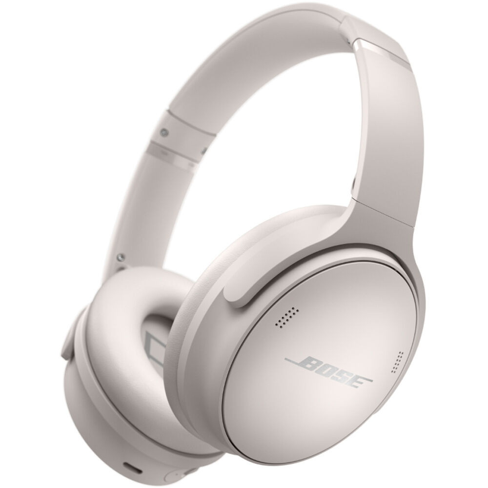 Bose QC45 / QuietComfort 45 ANC Wireless Over-Ear Headphones (White Smoke)