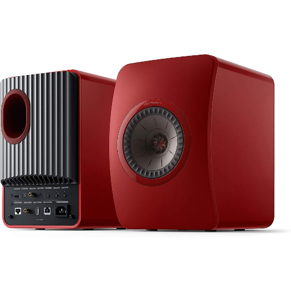 KEF LS50 Wireless II Hi-Fi Speaker System (Crimson Red)