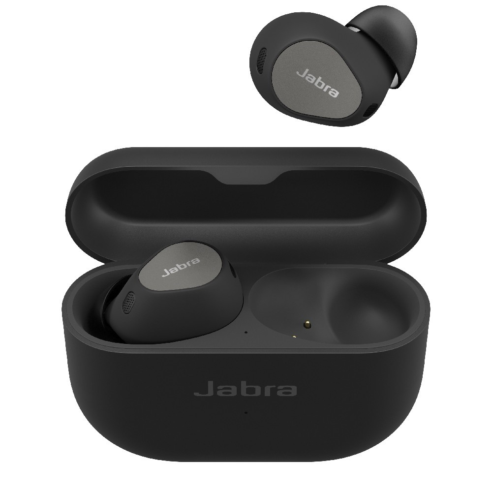 Jabra Elite 10 True Wireless Earbuds With Charging Case (Titanium Black)