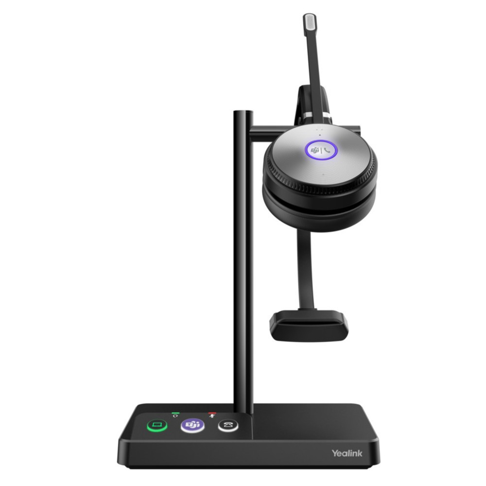 Yealink WH62 Mono, Wireless DECT Headset, UC, With Workstation, USB-A