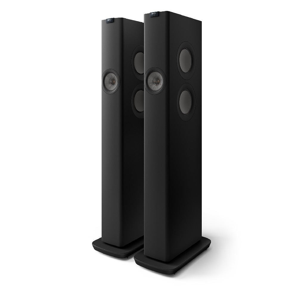 KEF LS60 Wireless Hi-Fi Speakers (Carbon Black)