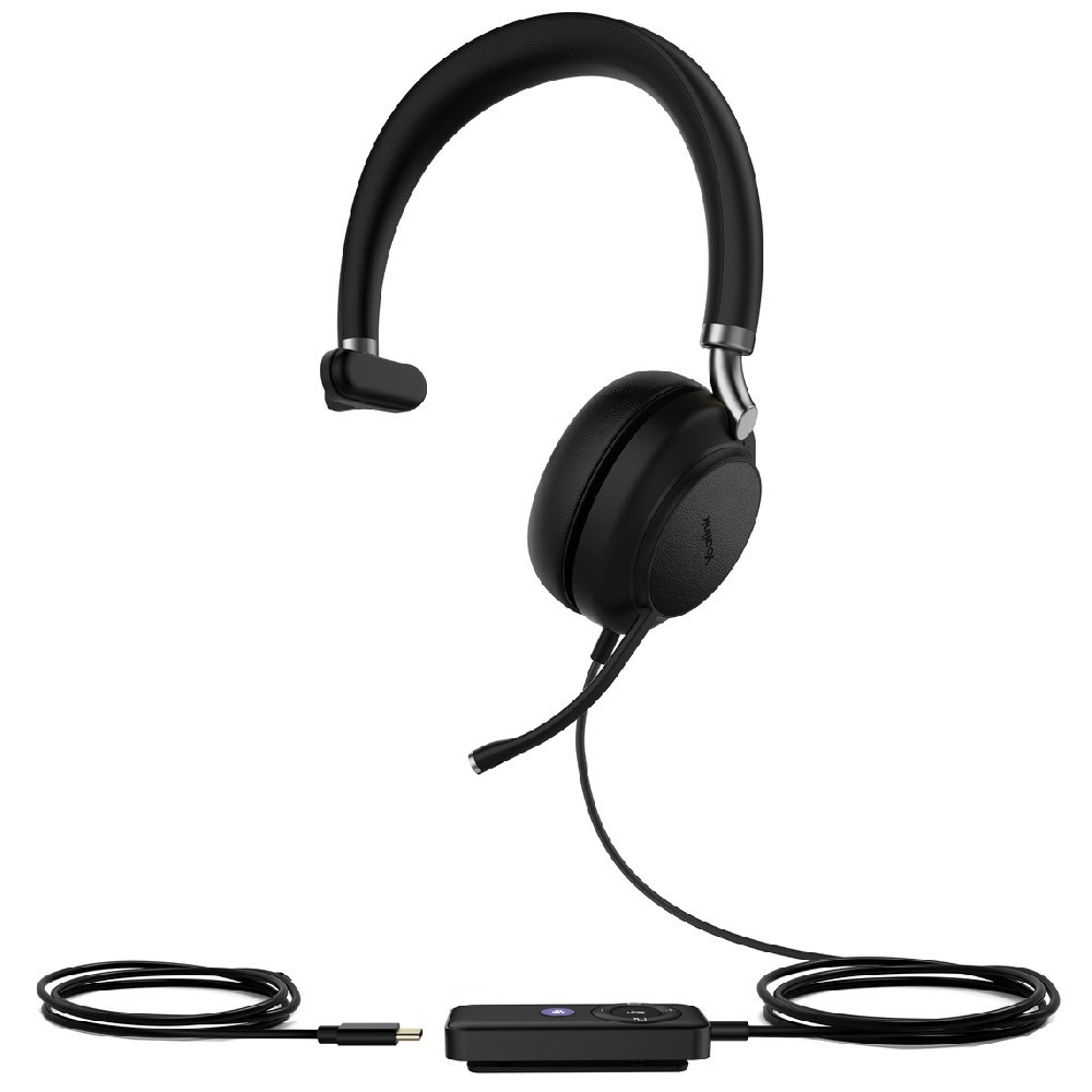 Yealink UH38 Mono MS Teams, Wired USB Headset, USB-C