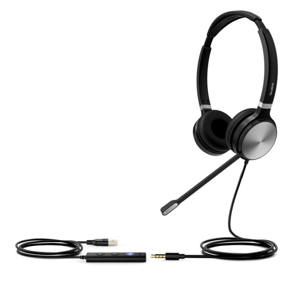 Yealink UH36 Stereo UC, Wired USB Headset, USB-A, 3.5mm