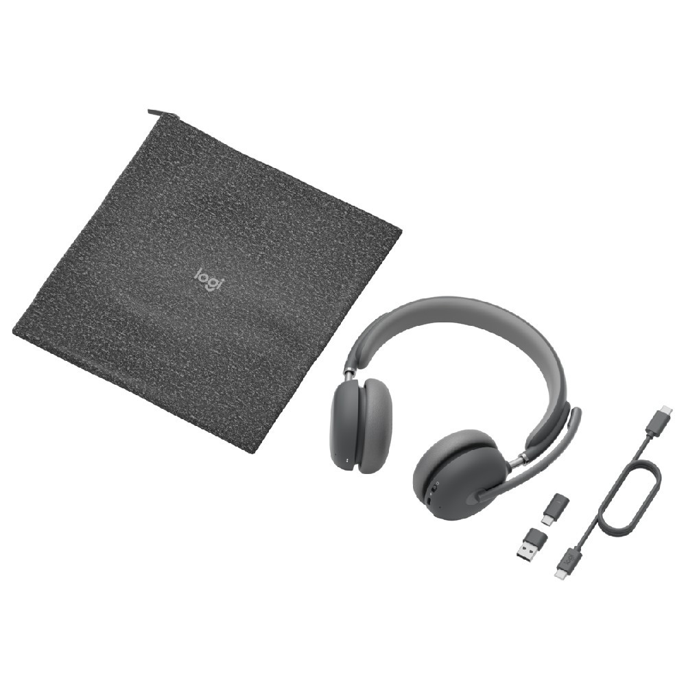 Logitech Zone Wireless 2 ANC Bluetooth Headset, MS Teams