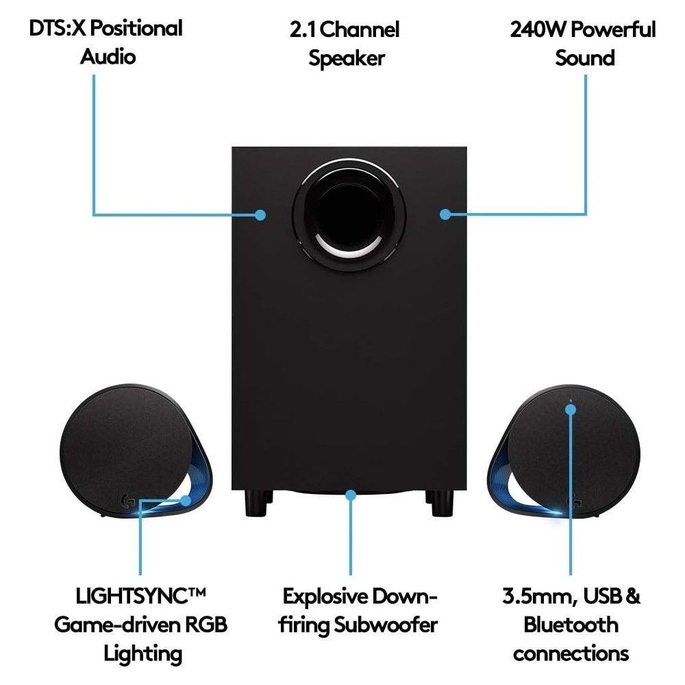 Logitech G560 Lightsync RGB PC Gaming Speakers