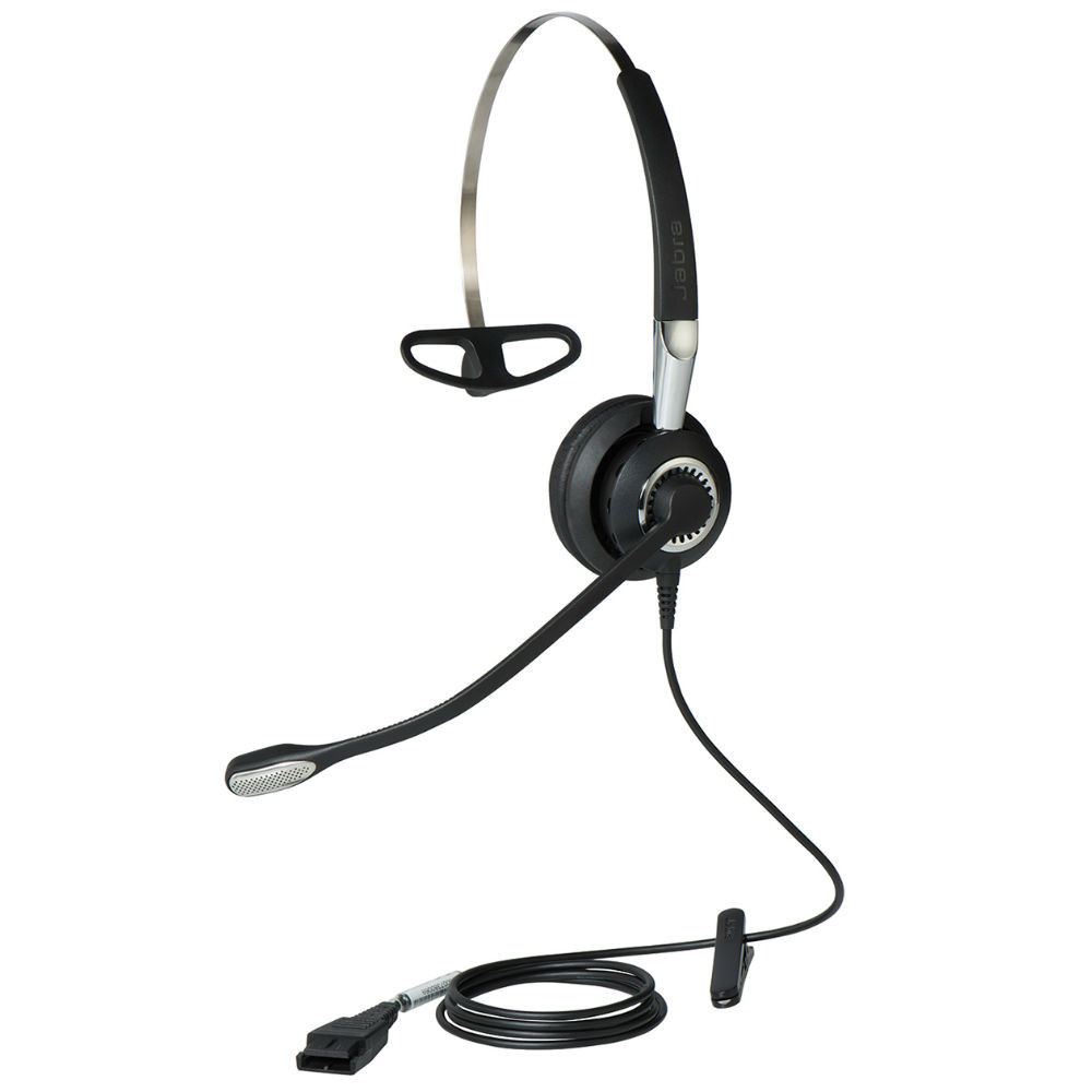 Jabra Biz 2400 II QD 3-in-1 Mono Office Headset, For Deskphones, Quick Disconnect