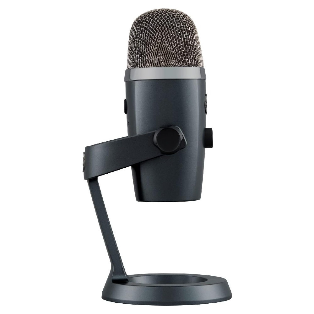 Logitech Blue Yeti Nano Premium Dual-Pattern USB Microphone with Blue VO!CE (Shadow Grey)