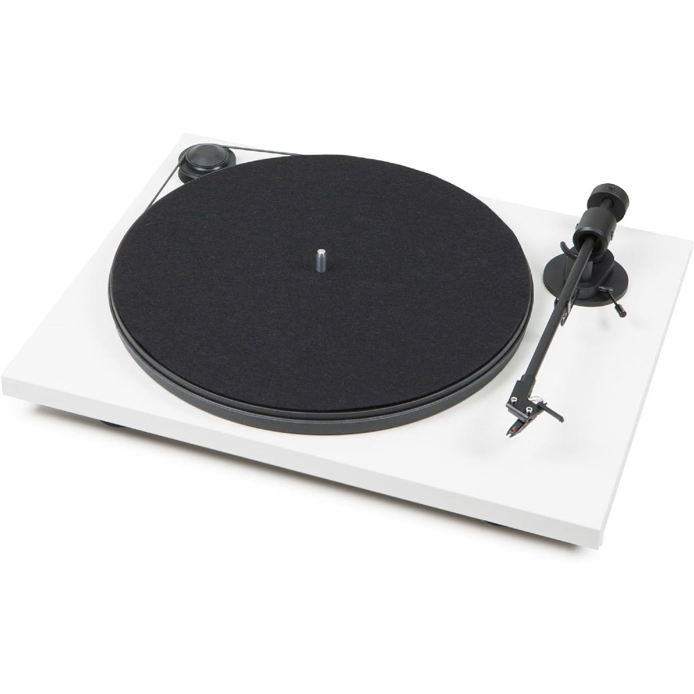Pro-Ject Primary E Phono Belt Drive Turntable, RCA (White)