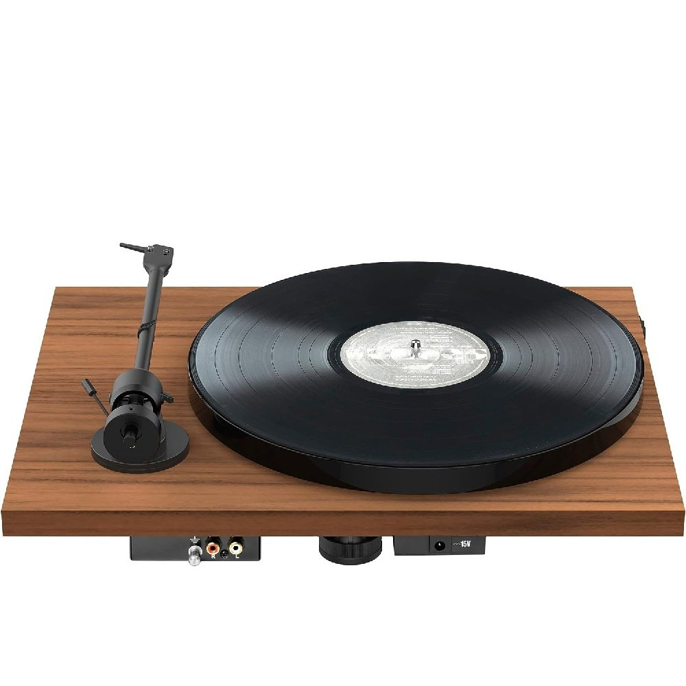 Pro-Ject E1 BT Phono Belt Drive Turntable, Bluetooth & RCA (Walnut)