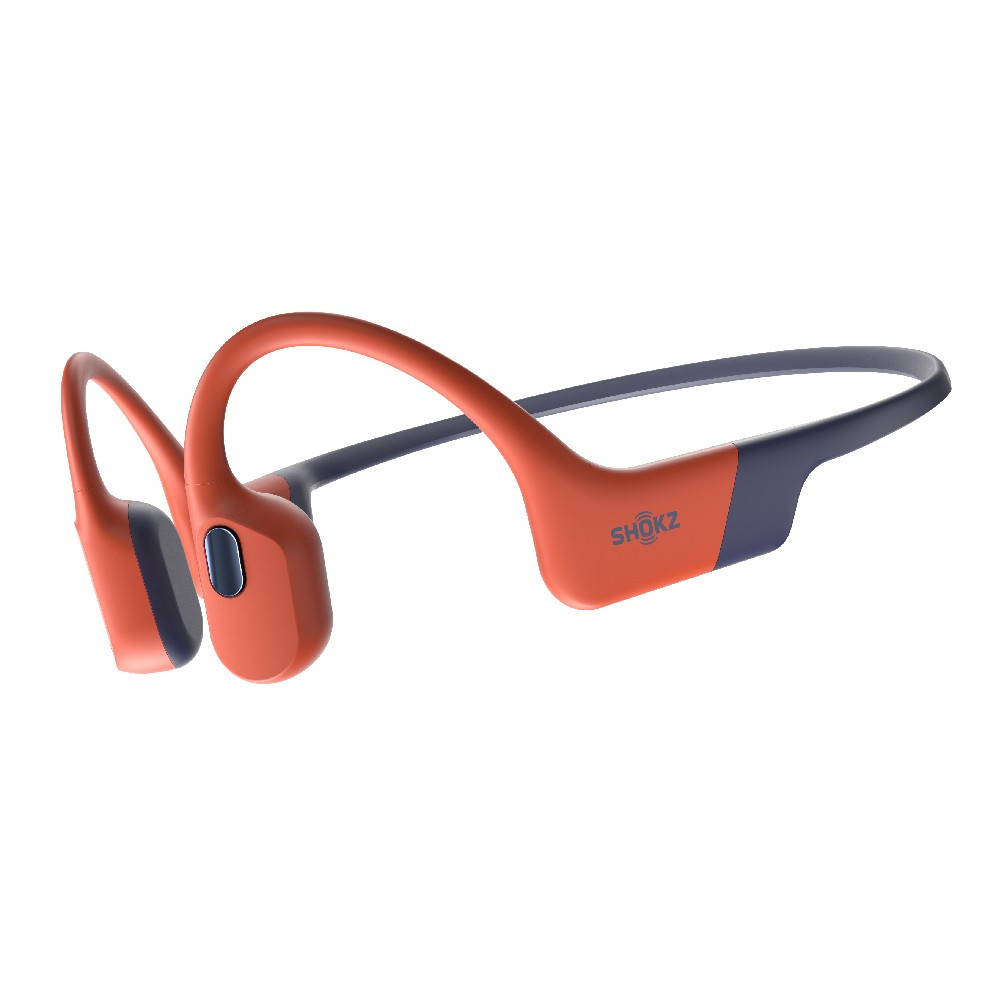 Shokz Openswim Pro Bone Conduction Sports Headphones, Open-Ear (Red)