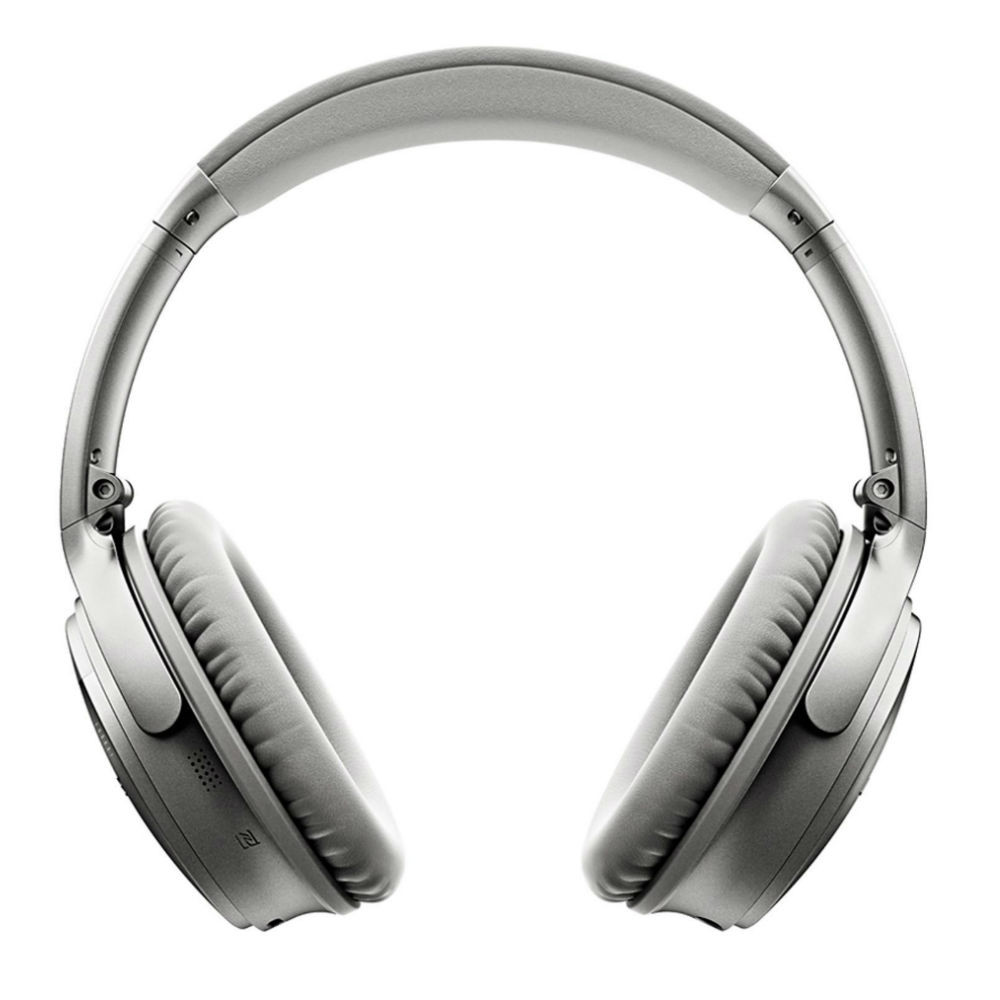 Bose QC35 QuietComfort 35 Wireless Noise Cancelling Headphones (Silver)