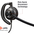 Poly Plantronics EncorePro 540 QD Convertible Noise Cancelling Headset, Quick Disconnect