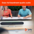 Poly Studio X50 Video Bar, With TC8 Touch Screen Controller, For Medium Meeting Rooms