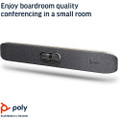 Poly Studio X30 Video Bar, With TC8 Touch Screen Controller, For Small Meeting Rooms