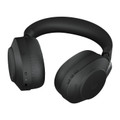 Jabra Evolve2 85 MS Stereo ANC, Wireless Bluetooth Headset, Link 380 Adapter, With Charging Stand, USB-A (Black)