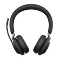 Jabra Evolve2 65 MS Stereo, Wireless Bluetooth Headset, Link 380 Adapter, USB-A (Black)