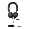 Jabra Evolve2 40 SE MS Stereo, Wired USB Headset, USB-A (Black)