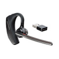 Poly Plantronics Voyager 5200-M Office, Wireless Bluetooth Headset, MS Teams, 2-Way Base, USB-A 