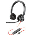 Poly Plantronics Blackwire 3320 UC Stereo Office Headset, USB-C