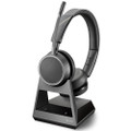 Poly Plantronics Voyager 4220 Office, Stereo Wireless Bluetooth Headset, With 2-Way Base, Microsoft Teams, USB-A