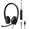 EPOS Sennheiser Adapt 165 USB-A II Stereo Wired Headset, USB-A, 3.5mm