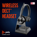 Poly Plantronics Savi 7310 Office Mono, Wireless DECT Headset