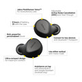 Jabra Elite 7 Pro Active Noise Cancelling Wireless Earbuds With Charging Case (Titanium Black)