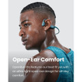 Shokz Openrun Pro Bone Conduction Wireless Bluetooth Headphones, Open-Ear, Standard Size (Blue)