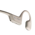 Shokz Openrun Pro Bone Conduction Wireless Bluetooth Headphones, Open-Ear, Standard Size (Beige)