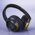 Audio-Technica ATH-WS660BT Solid Bass Wireless Over-Ear Headphones (Black Gold)