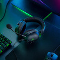 Razer BlackShark V2 with USB Sound Card Multi-Platform Wired Esports Headset (Black)