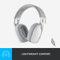 Logitech Zone Vibe 100, Wireless Bluetooth Headset (Off-White)